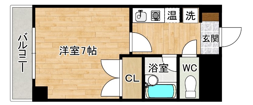 エンジョイスペースオカダ 402号室 間取り