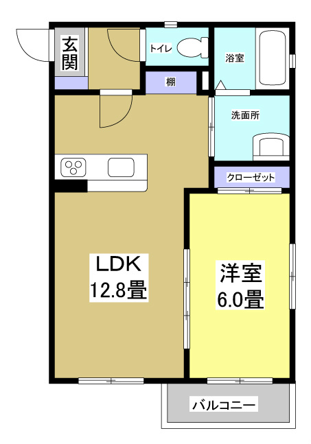 オーチャード 間取り図