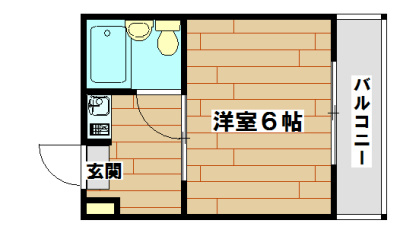 第2高槻ハイム 103号室 間取り