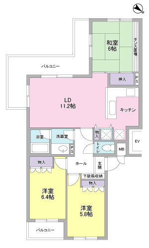 シティパル岳美 間取り
