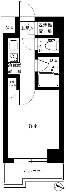 ルーブル武蔵小杉参番館 間取り図