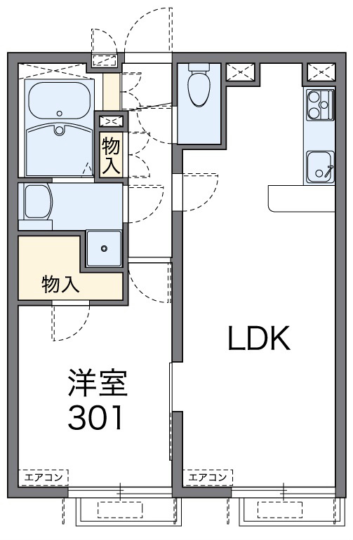 ホーリー 間取り図