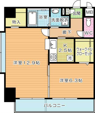 Sunshine Royal 北九州（サンシャインロイヤル北九州） 904号室 間取り
