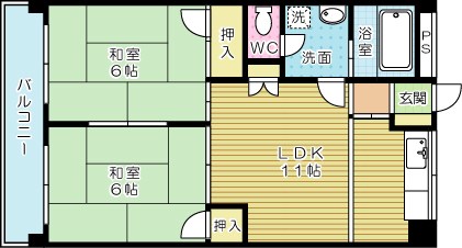中筋電気ビル 102号室 間取り