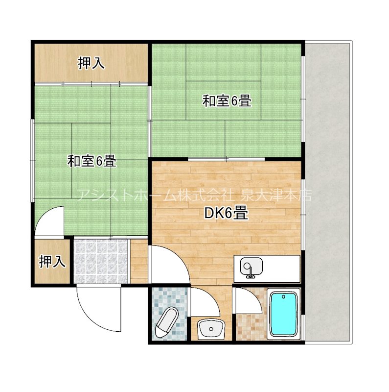 NHマンション 間取り