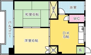 コーポ守口 203号室 間取り