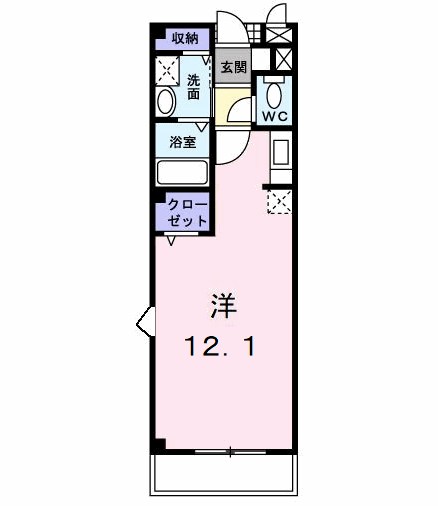 ストークプラザ　参番館 204号室 間取り