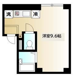 レジェンド飛鳥山　 203号室 間取り