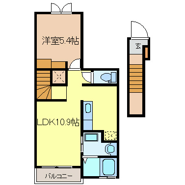 プラシード　カーサⅠ 間取り図
