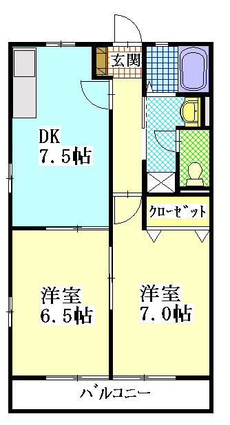 クレール葵 間取り