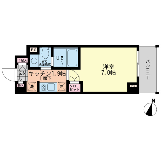 エスティメゾン哲学堂 間取り