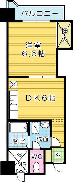 第３泰平ビル 1102号室 間取り