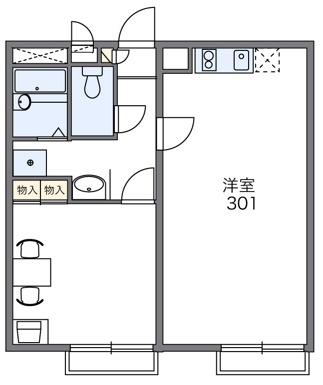 ワーフ 間取り図