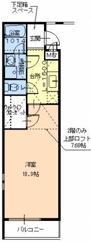 リバーサイド金岡七番館 間取り