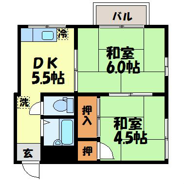 コーポさかえ 間取り