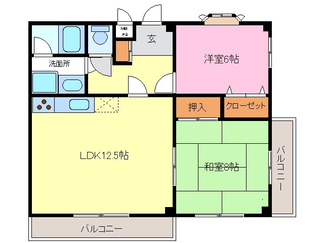 メゾンエリート 間取り図