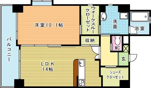 ＢａｙＳｉｄｅＡｓａｎｏ（ベイサイド浅野） 605号室 間取り