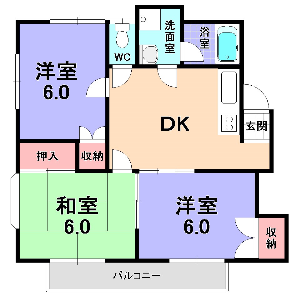 サンモール西原 間取り