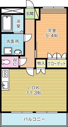 ボンヌール植田 305号室 間取り