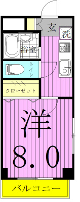 アヴニール・Ｋ　壱番館 202号室 間取り