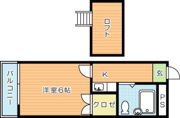 Dearcourt Ｍoritune（ディアコート守恒） 202号室 間取り