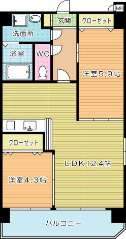 Victoire歯大前（ビクトワール歯大前） 間取り図