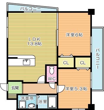 ＣＹＧＮＵＳ（シグナス） 間取り