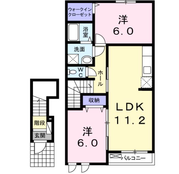 アークス川手Ａ 間取り