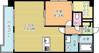 ノースステイツ西小倉 901号室 間取り