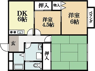 サンハイツ辻  間取り
