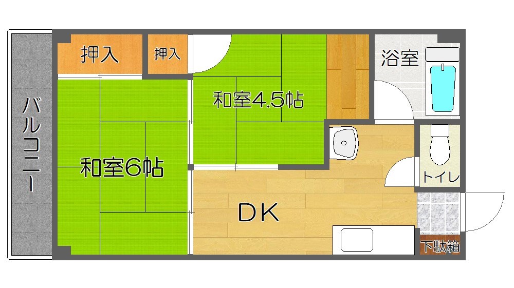 間取り うららマンション 間取り図