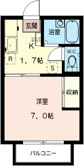 ドミールK　No.1  間取り