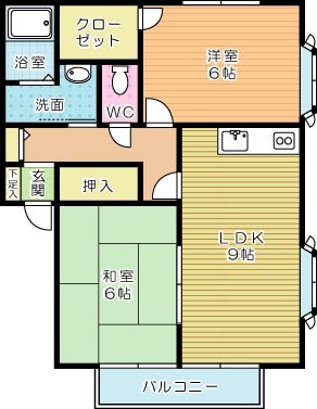 ヴェルトレックＭ　Ａ棟  203号室 間取り