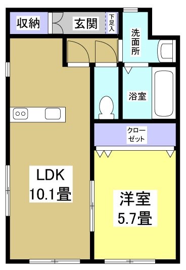 ザ・レジデンス小豆餅 間取り図