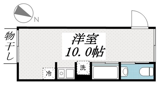 ＰＳＲ北小金 103号室 間取り