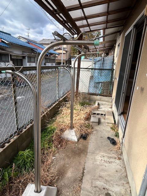 樫原中垣外貸家 ベランダ