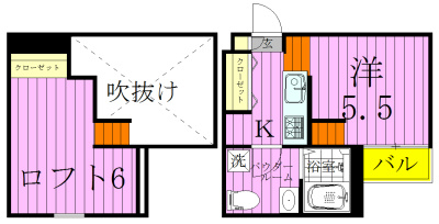 spade　～スペード～ 201号室 間取り