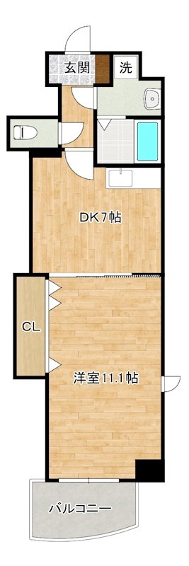 ミーナ砂津 403号室 間取り