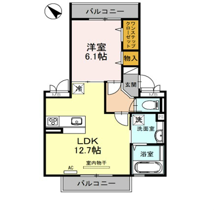 アオーラヌエボⅡ   間取り