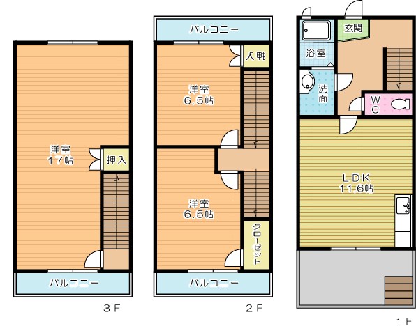 ＫＢハウス壱番館 103号室 間取り