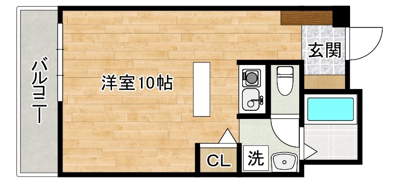 メゾンガーデンプラザ 611号室 間取り