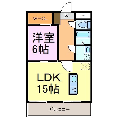 ウエストヒルズ西御堂 間取り図