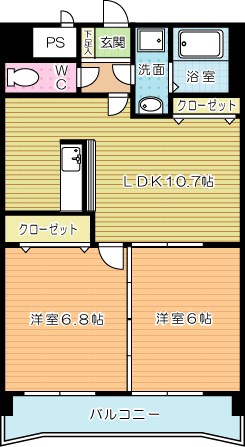 ウィークスＭ-ｏｎｅ 503号室 間取り