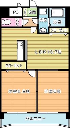 ウィークスＭ-ｏｎｅ 303号室 間取り