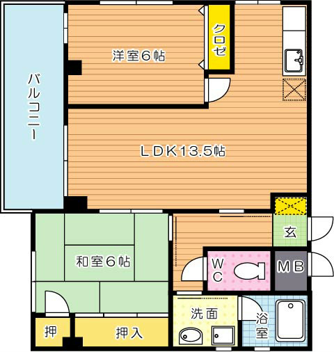 メゾンカトレア 間取り