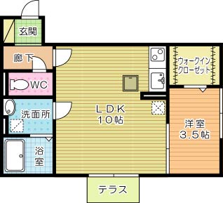 サンクラーズメゾン　Ｂ棟 間取り図