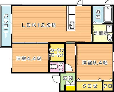 プリヴェーラ　Ａ棟  間取り図