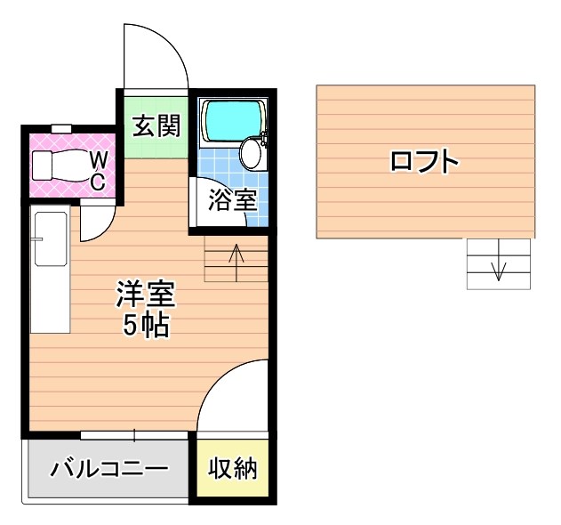 シェ・マスミ　 103号室 間取り