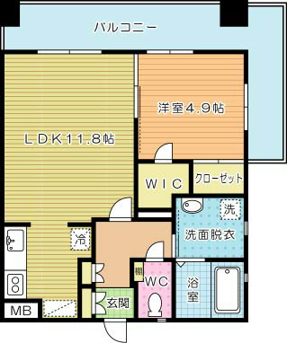 門司ポロニア弐番館 間取り図