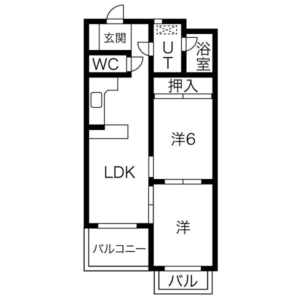 レジデンス白山 間取り図